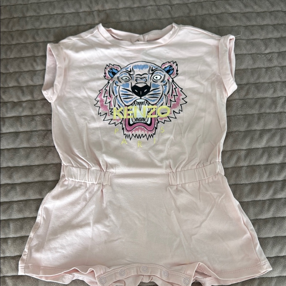 Kenzo Kids Pink Tiger Graphic Top